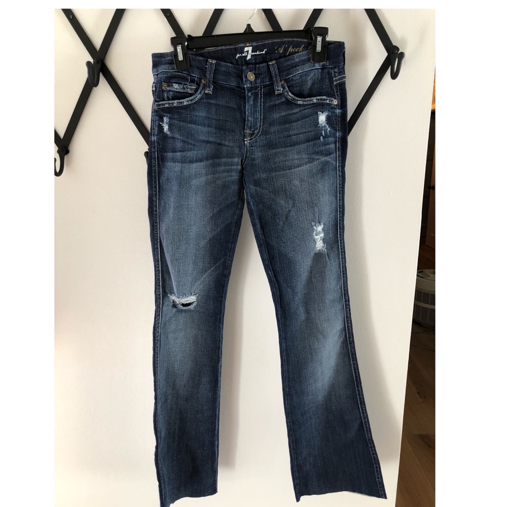 7 For All Mankind Crop A Pocket